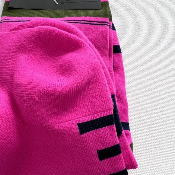 G/FORE Crew Socks Raspberry Navy ( L/XL ) - Picture 3 of 4
